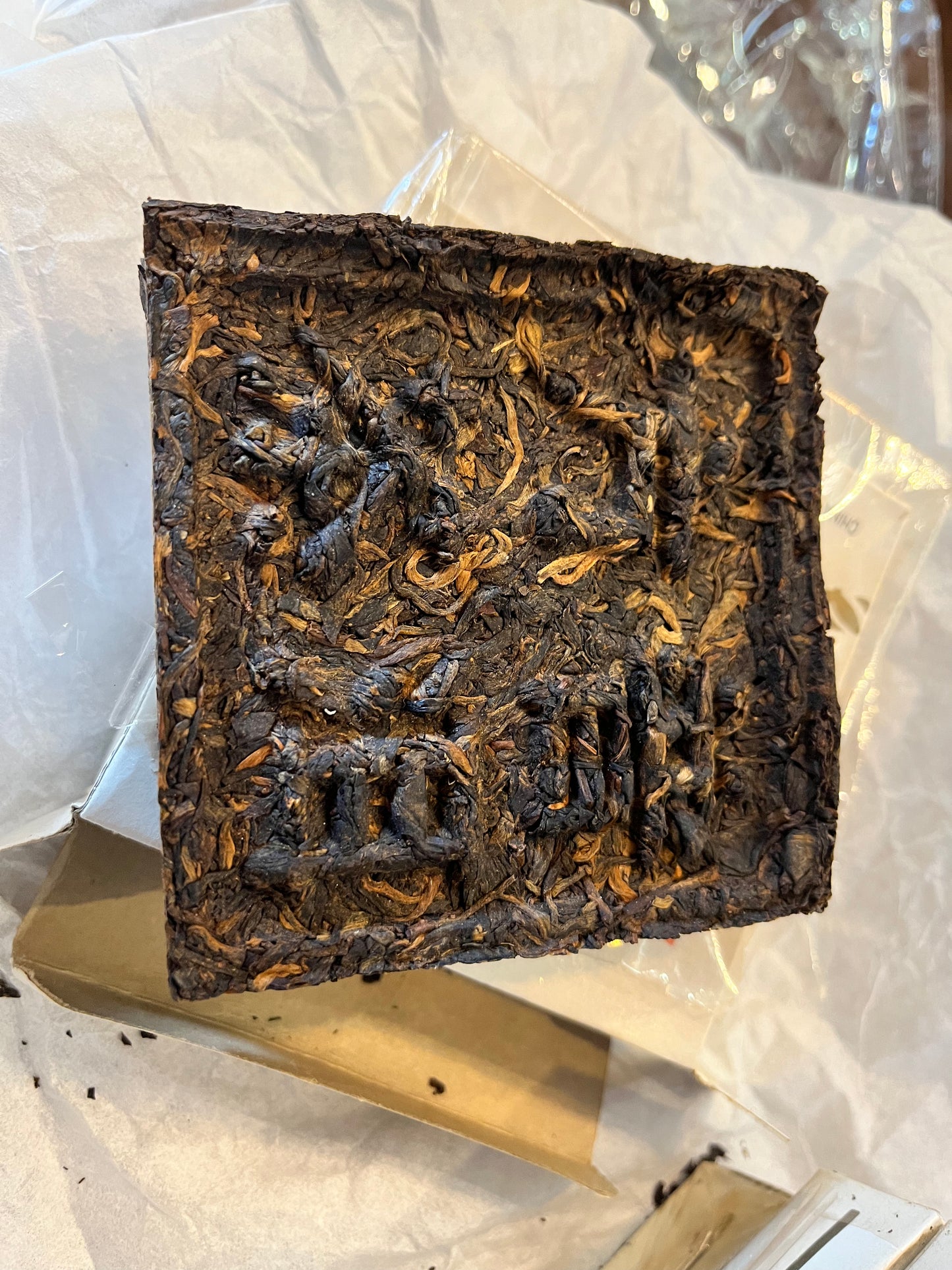 九二方砖/九二方磚/1992 Plum Flavored Puerh Brick Tea(100g)